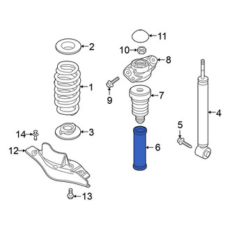 Volkswagen OE - Rear Suspension Shock Absorber Bellows