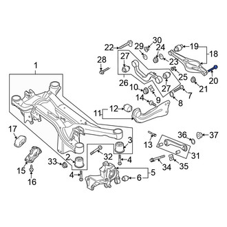 Volkswagen OE - Rear Alignment Camber Adjusting Eccentric
