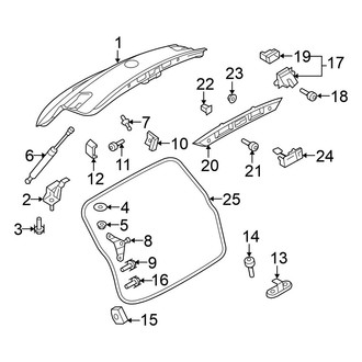 Volkswagen OE - Lift Gate - Gate & Hardware (Gas)