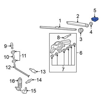 Volkswagen OE - Wiper Arm Cap