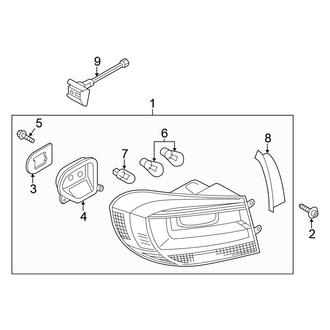Volkswagen OE - Rear Lamps - Tail Lamps (Outer), (Base / Comfortline / Highline / Native / S / SE / SEL / Sport & Style / Track & Fun / Trendline Gas)