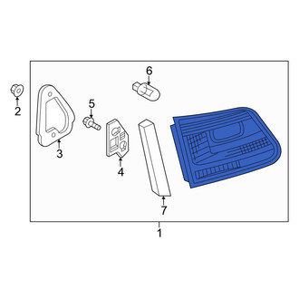 Volkswagen OE - Rear Left Inner Tail Light Assembly