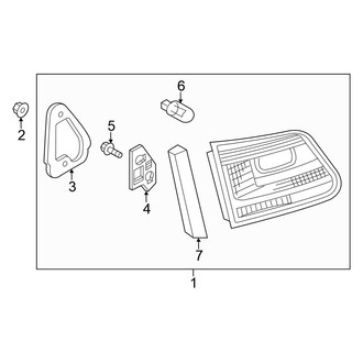 Volkswagen OE - Rear Lamps - Tail Lamps (Inner)