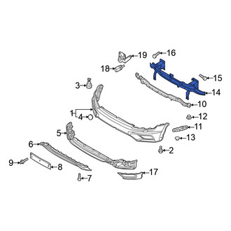 Volkswagen OE - Front Bumper Impact Bar