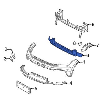 Volkswagen OE - Front Bumper Impact Absorber