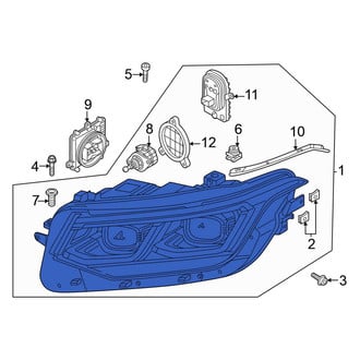 Volkswagen OE - Front Right Headlight Assembly