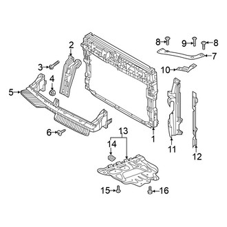 Volkswagen OE - Radiator Support