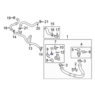 Volkswagen OE - Engine Coolant Temperature Sensor C-Clip