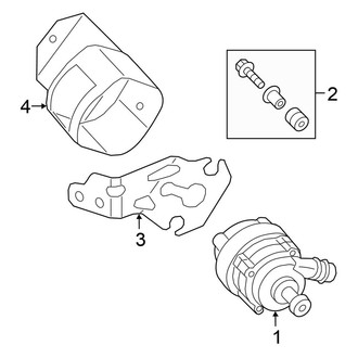 Volkswagen OE - Cooling - Water Pump (Auxiliary), (S / SE / SEL / SEL Premium)