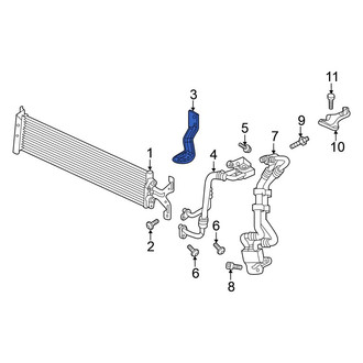 Volkswagen OE - Automatic Transmission Oil Cooler Bracket
