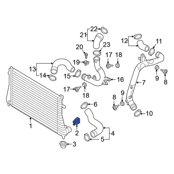 Intercooler Bracket