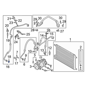 Volkswagen OE - A/C Refrigerant Line O-Ring