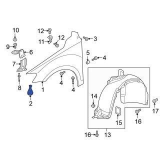 Volkswagen Tiguan OEM Fenders - Factory Front & Rear Fenders | CARiD