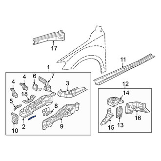 Volkswagen Tiguan Replacement Chassis Frames & Rails - CARiD