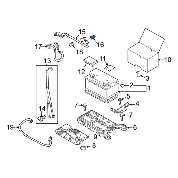 Battery Cable Bolt