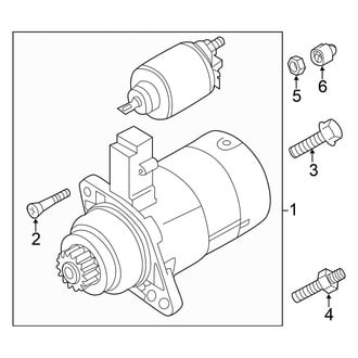 Volkswagen OE - Electrical - Starter (S / SE / SEL / SEL Premium)