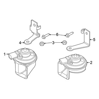 Volkswagen OE - Electrical - Horn