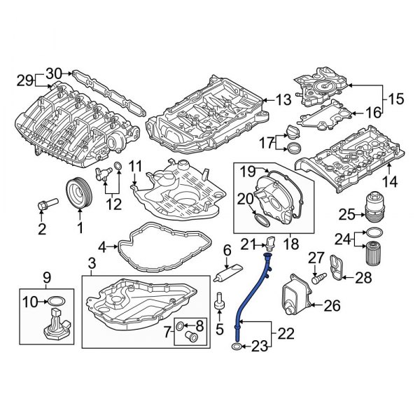 Engine Oil Dipstick Tube