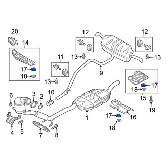 Volkswagen OE - Floor Pan Heat Shield Washer