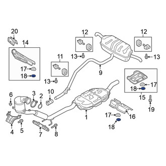 Volkswagen OE - Floor Pan Heat Shield Washer