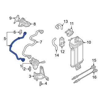 Volkswagen OE - Secondary Air Injection Pump Hose