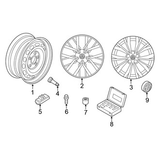 Volkswagen OE - Wheels (17"), (SE)