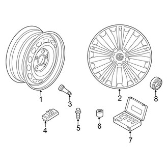 Volkswagen OE - Wheels (18"), (SE)
