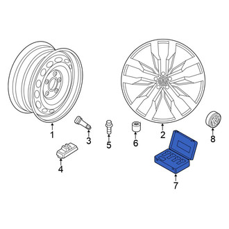 Volkswagen OE - Wheel Lock Set