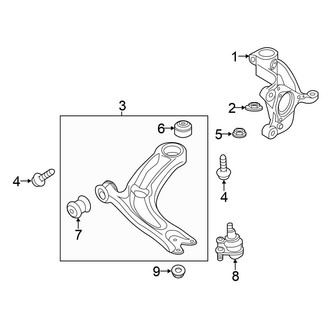 Volkswagen OE - Front Suspension - Suspension Components (S / SE / SEL / SEL Premium)