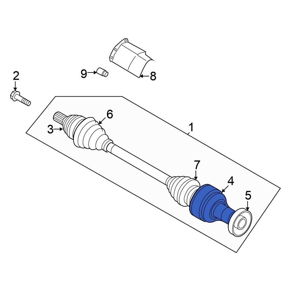 volkswagen-oe-5qn498099-front-outer-cv-joint-kit