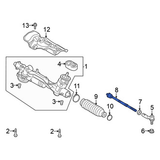 Volkswagen OE - Inner Steering Tie Rod End