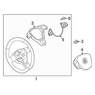 Volkswagen OE - Steering Wheel & Trim (S / SE / SEL / SEL Premium / SEL Premium R-Line / SEL R-Line / SEL R-Line Jet Black)