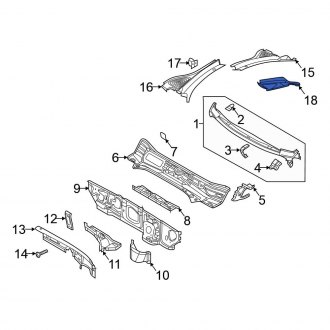 Volkswagen Tiguan Cowl Panels & Parts | Vent Grills — CARiD.com