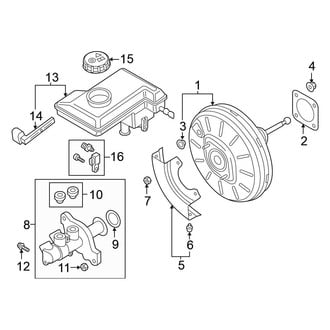 Volkswagen OE - Cowl - Components on Dash Panel (S / SE / SEL / SEL Premium)