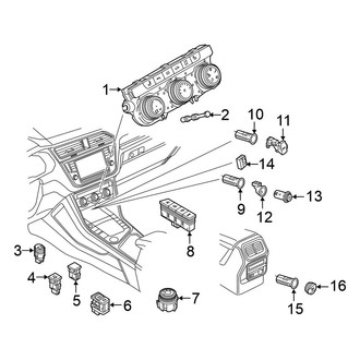Volkswagen OE - Console - Electrical Components