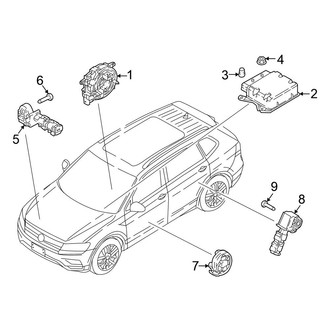 Volkswagen OE - Restraint Systems - Air Bag Components (Modules and Sensors)
