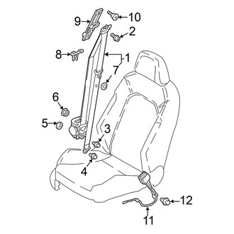 Volkswagen OE - Restraint Systems - Front Seat Belts
