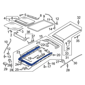 Volkswagen OE - Sunroof Frame
