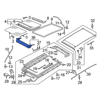 Volkswagen Tiguan Sunroofs & Components — CARiD
