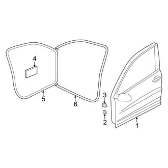 Volkswagen OE - Front Door - Door & Components