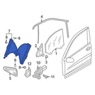 Volkswagen OE - Front Right Door Panel Carrier