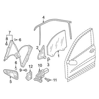 Volkswagen OE - Front Door - Glass & Hardware