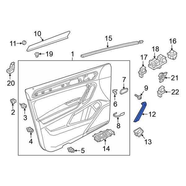 Interior Door Pull Handle