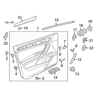 Volkswagen OE - Front Door - Interior Trim
