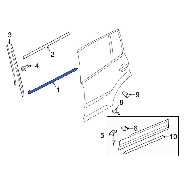 Door Belt Molding