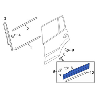 Volkswagen OE - Front Right Door Molding