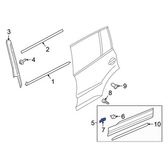 Volkswagen OE - Door Molding Nut