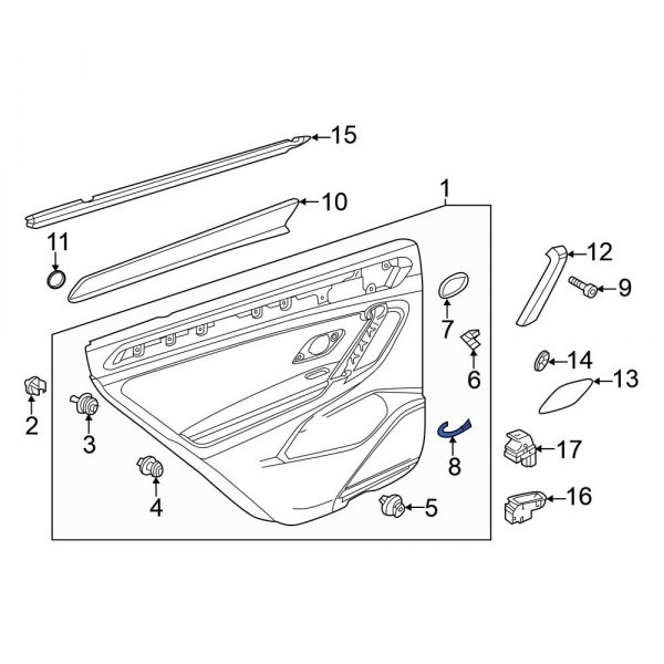 Interior Door Handle Trim