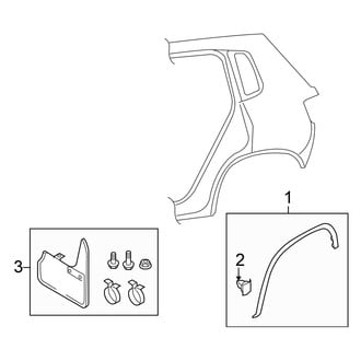 Volkswagen OE - Quarter Panel - Exterior Trim (S / SE / SEL / SEL Premium)