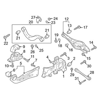 Volkswagen OE - Rear Suspension - Suspension Components (FWD)